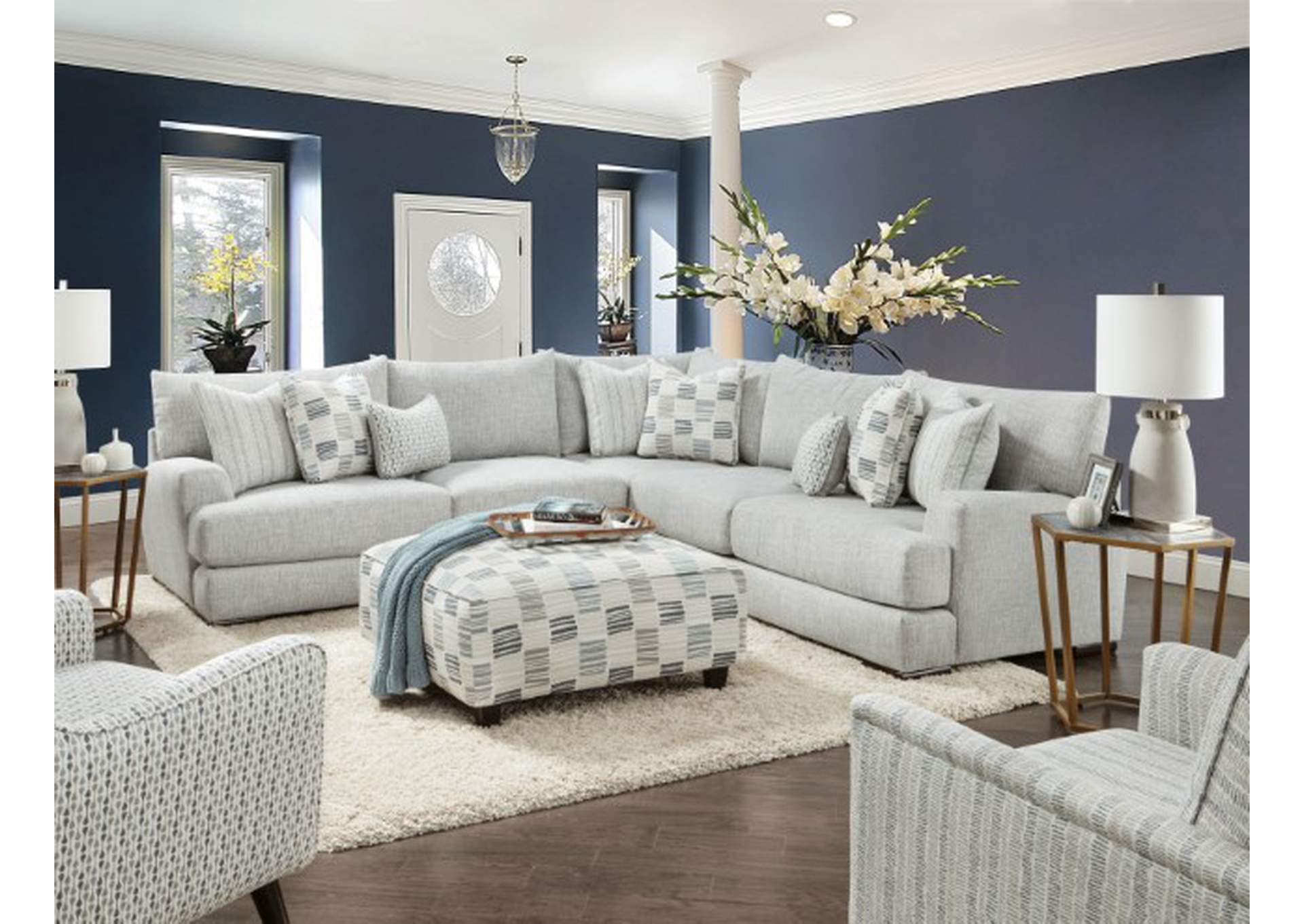Pelham Sectional,Furniture of America
