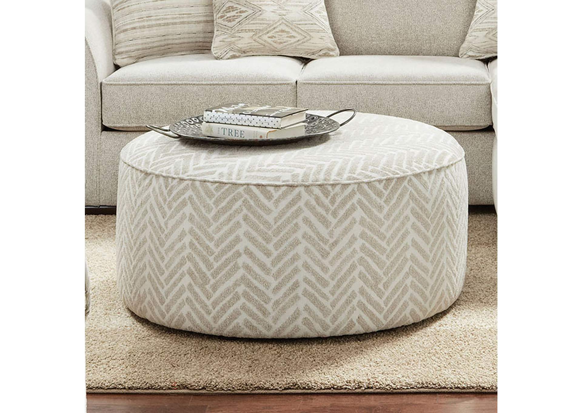 Saltney Ottoman,Furniture of America