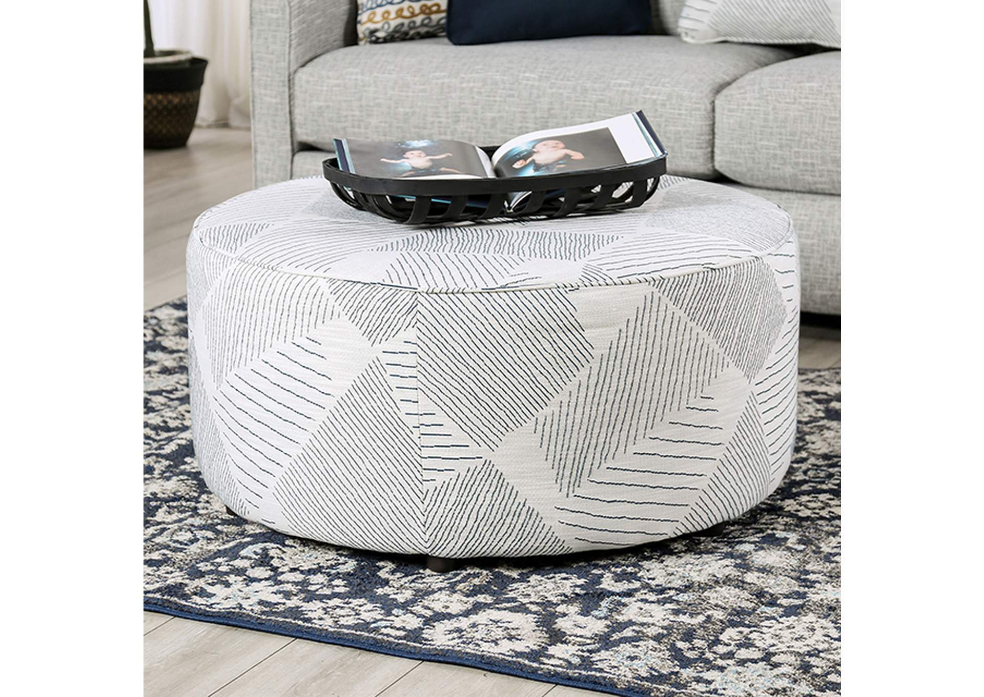 Chancery Ottoman,Furniture of America