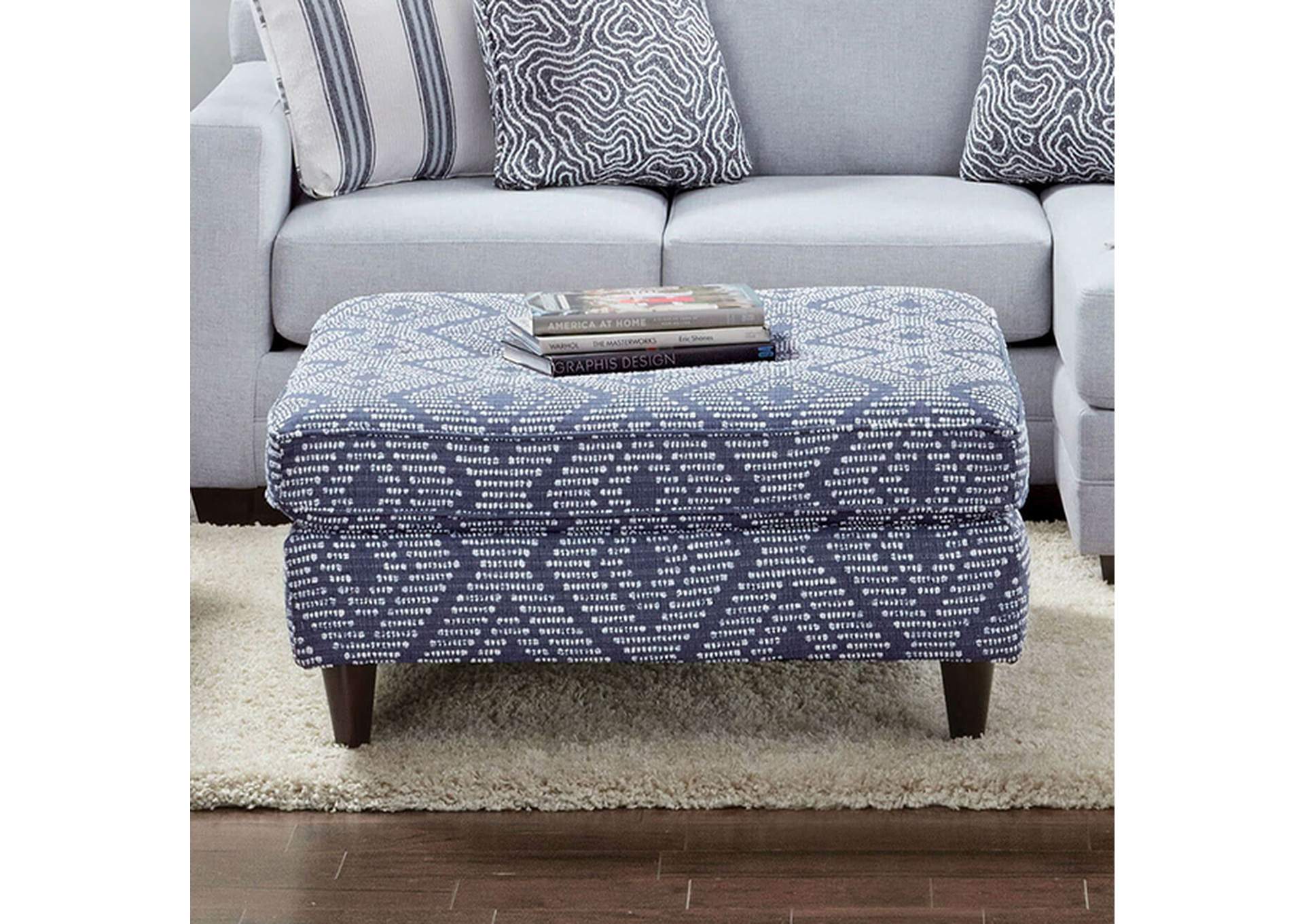 Chiswick Ottoman,Furniture of America