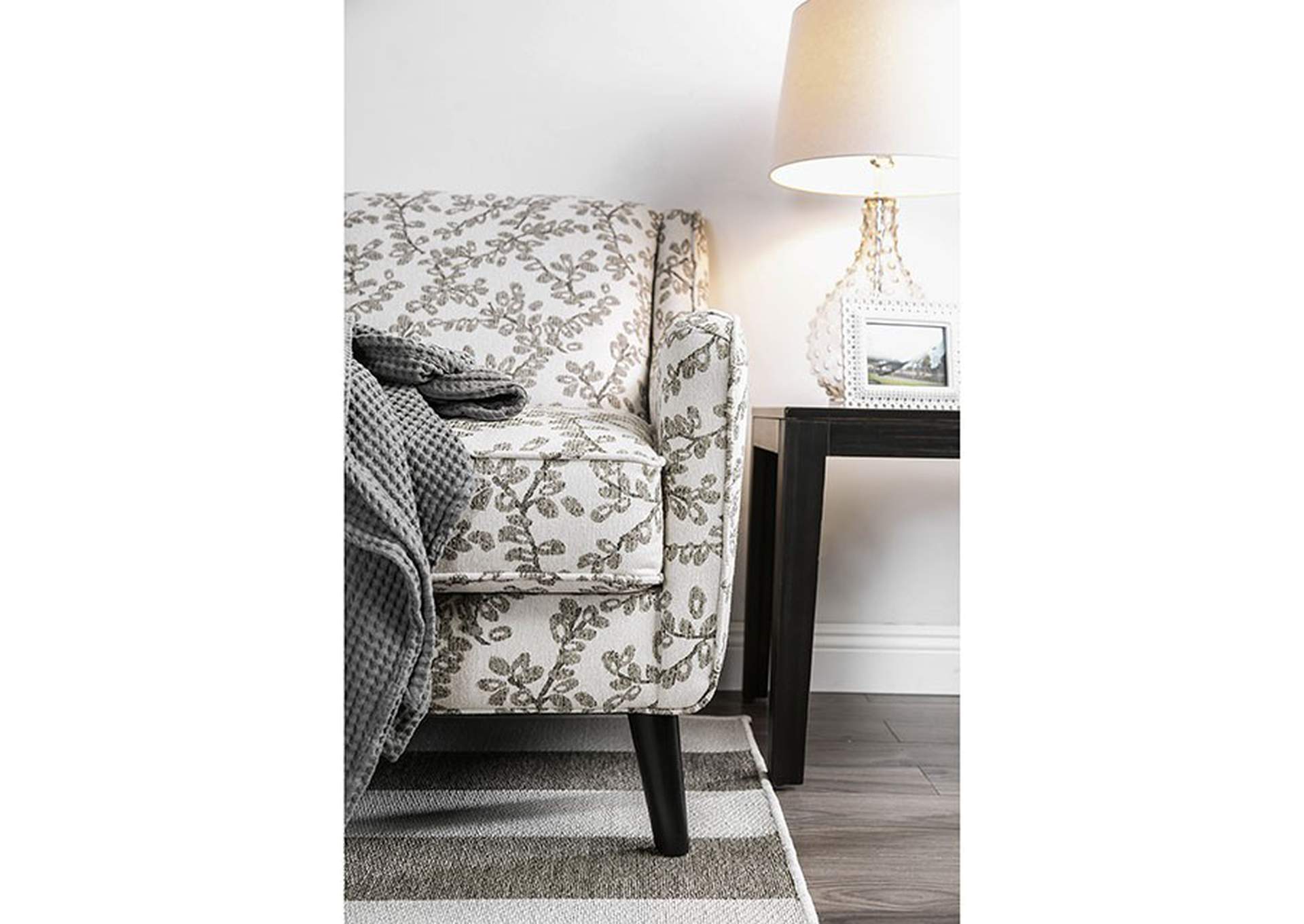 Dorset Floral Chair,Furniture of America