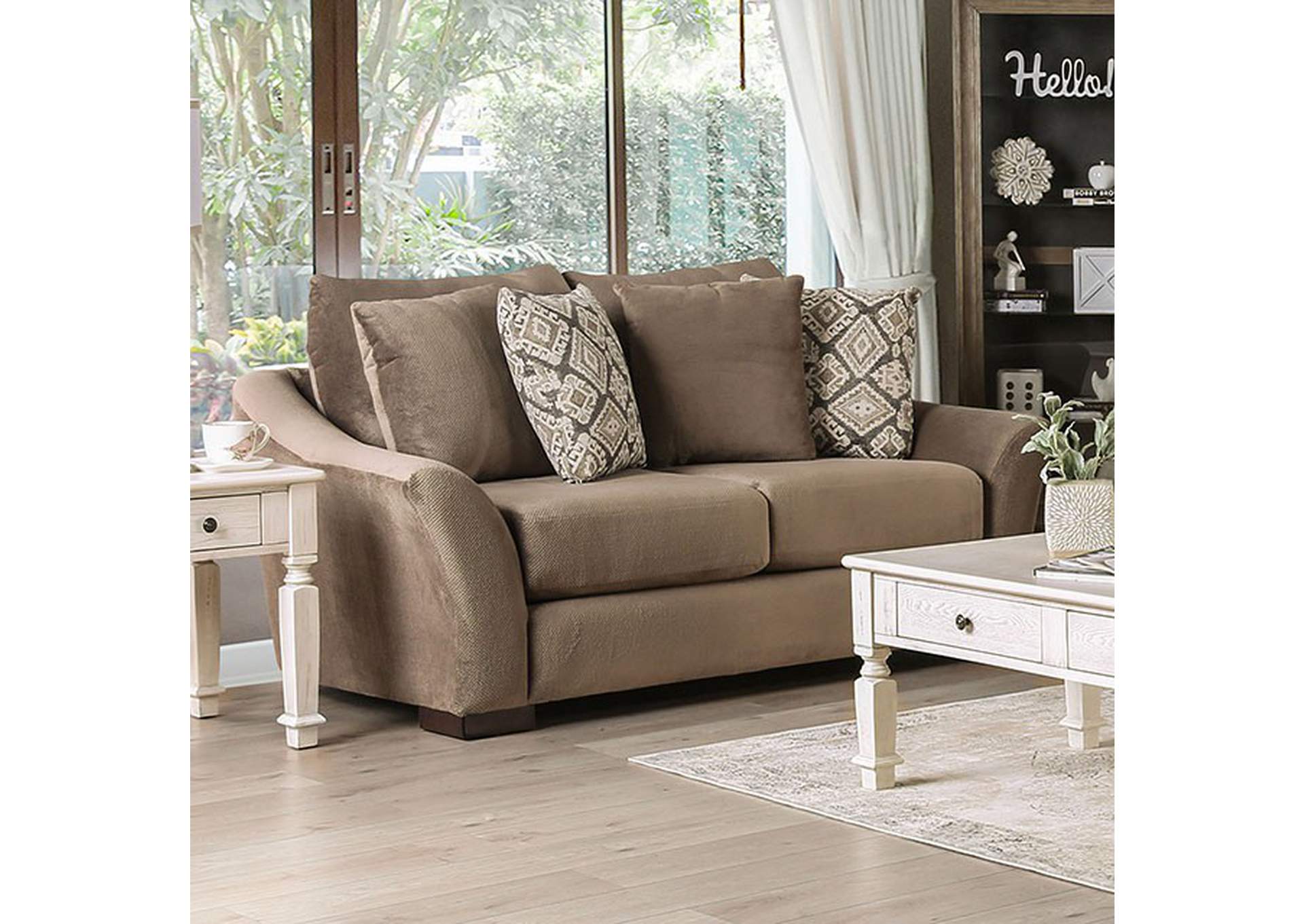 Oacoma Love Seat,Furniture of America