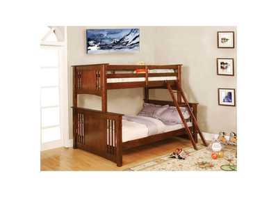 Image for Spring Creek Oak Full Bunk Bed w/Dresser and Mirror