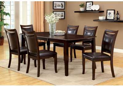 Image for Woodside Dark Cherry Extension Leaf Dining Table w/4 Side Chair