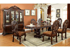 Wyndmere Cherry Dining Table w/4 Side Chair & 2 Arm Chair