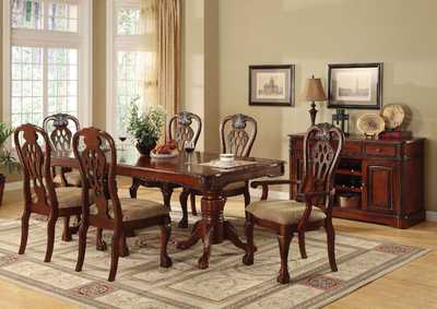 Image for George Town Cherry Extension Dining Table w/4 Side Chair