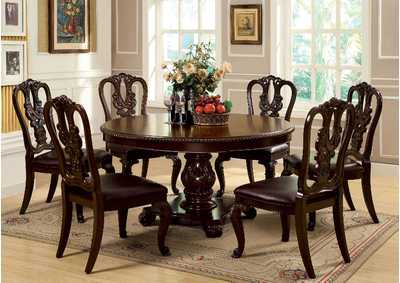 Image for Bellagio Dining Table w/6 Wooden Side Chair