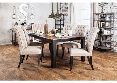 Image for Marshall Rustic Oak Dining Table w/4 Side Chair