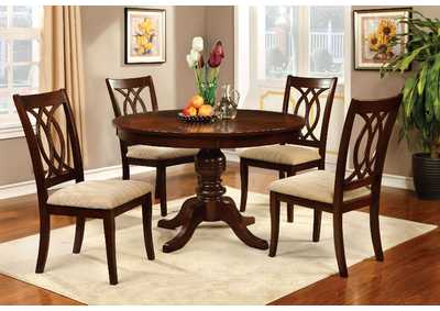 Image for Carlisle Brown Dining Table w/4 Side Chair