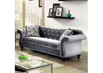 Jolanda Grey Sofa,Furniture of America