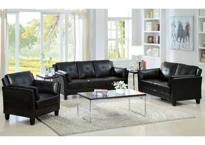 Image for Pierre Black Sofa and Loveseat
