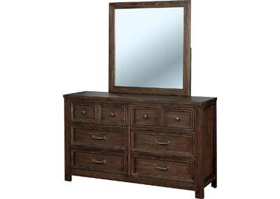 Tywyn Brown Dresser and Mirror,Furniture of America