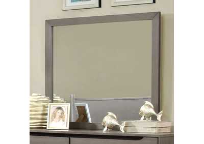 Image for Lennart I Gray Full Platform Bed w/Dresser and Mirror