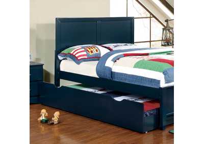 Image for Prismo Blue Full Platform Trundle Bed