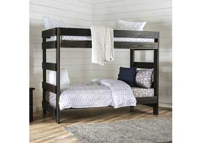 Image for Arlette Black Twin/Twin Bunk Bed
