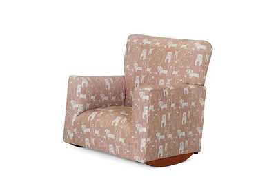 Image for Arfie Pink Kids Rocker Chair