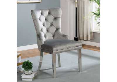 Image for Jewett Gray Wingback Chair [Set of 2]