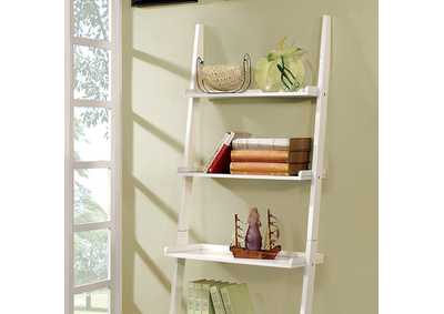 Image for Sion White Ladder Shelf