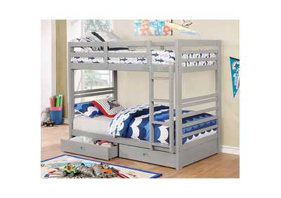 Image for California Gray Twin/Twin Bunk Bed