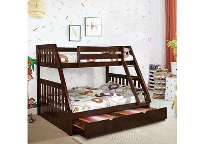 Image for Canberra Dark Walnut Bunk Bed