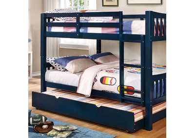 Image for Cameron Full/Full Bunk Bed, Blue