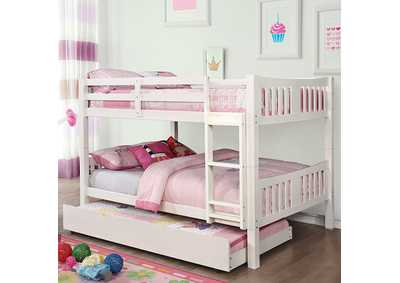 Cameron Full/Full Bunk Bed, White