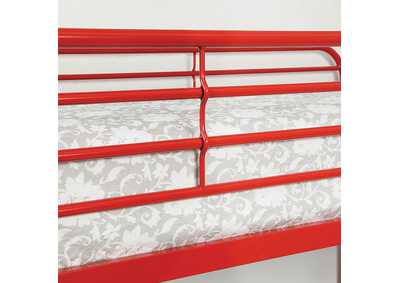 Opal Red Twin/Full Bunk Bed,Furniture of America