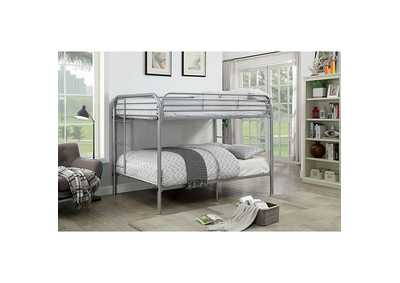 Opal Silver Full/Full Bunk Bed,Furniture of America