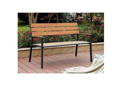 Image for Isha Oak Patio Bench