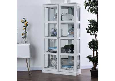 Vilas White Curio Cabinet