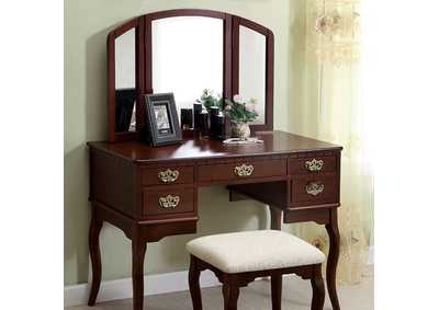 Image for Ashland Cherry Vanity Table