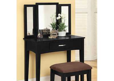 Image for Potterville Black Vanity Table