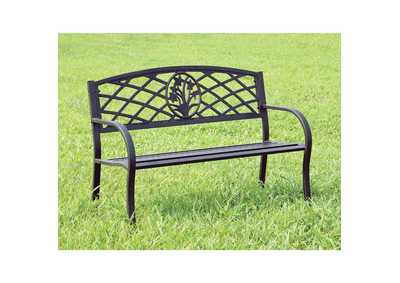 Image for Minot Black Patio Bench