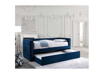 Susanna Navy Daybed w/ Trundle,Furniture of America
