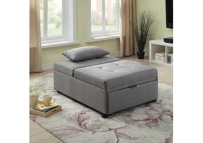 Oona Gray Futon Sofa,Furniture of America