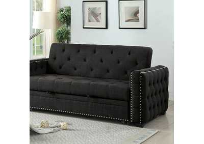 Leonora Gray Futon Sofa,Furniture of America
