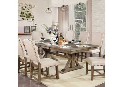 Julia Light Oak Dining Table,Furniture of America