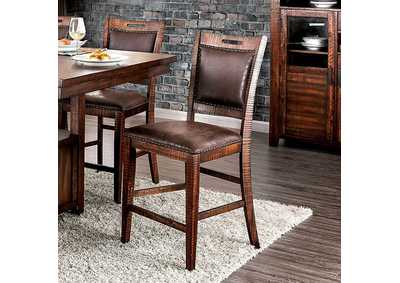 Image for Wichita Distressed Dark Oak Counter Height Chair [Set of 2]