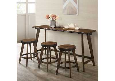 Missoula 4 Piece Counter Height Dining Set,Furniture of America