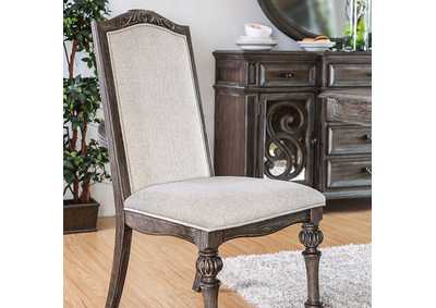 Arcadia Rustic Natural Tone Side Chair [Set of 2],Furniture of America