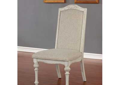 Arcadia Gray Side Chair [Set of 2],Furniture of America