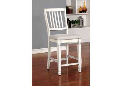 Image for Kaliyah Antique White Counter Height Chair [Set of 2]
