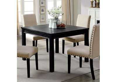 Kristie Antique Black 5 Piece Dining Table Set,Furniture of America