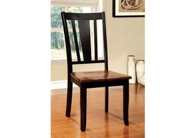 Dover Black Side Chair [Set of 2],Furniture of America
