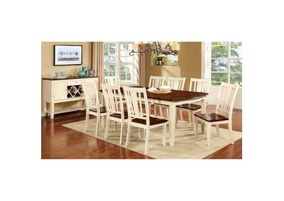 Dover Vintage White Dining Table,Furniture of America