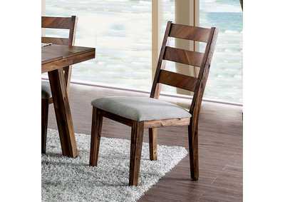Signe Light Oak Side Chair [Set of 2],Furniture of America