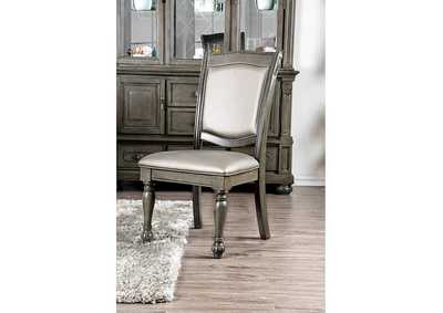 Alpena Gray Side Chair [Set of 2],Furniture of America