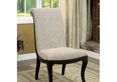 Ornette Espresso Side Chair [Set of 2],Furniture of America