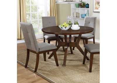 Abelone Round Dining Table,Furniture of America