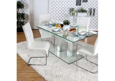 Richfield Silver Dining Table,Furniture of America